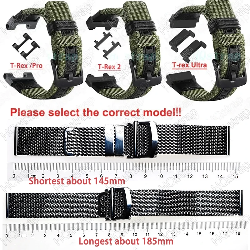 High Quality Milanese Strap for Huami Amazfit T-rex2 3 Ultra Bracelet for Amazfit T-rex Pro T Rex Tyrannosaurus Watch Band Metal