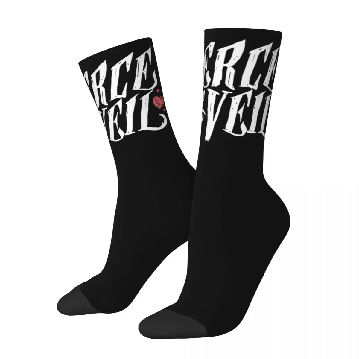 

Cozy Unisex Socks Unique Pierce The Veil Band Logo Merchandise Cute Pop Rock Skateboard Socks All Seasons