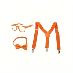 complete Halloween party dress up includes neon halter bow tie sunglasses accessory set Size halter party costume decorations