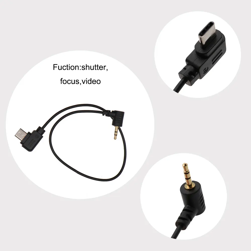 Câble de contrôle de Photo de caméra pour DJI Ronin SC, RSC2, RS2, RS3, câble de commande de caméra pour Fujifilm X-H2S, XT2, XT3, XT4, XT20, XT30