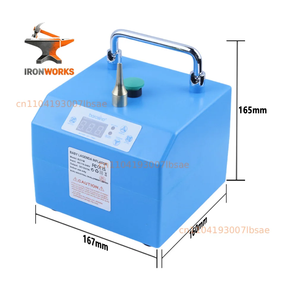 Electric Long Strip Airbag Inflation Pump B231M Timer Foot Switch Portable Multi-Function Magic Balloon Inflator