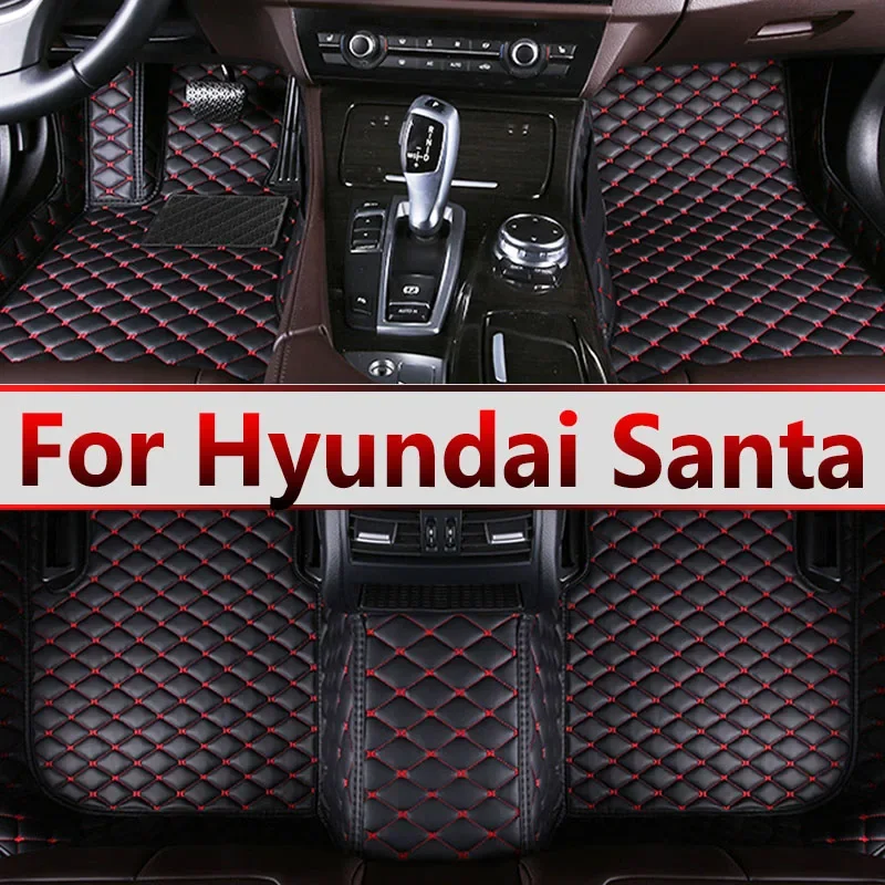 

Автомобильные коврики для Hyundai Santa Fe (FIVE SEAT) 2010 2011 2012, индивидуальные автомобильные подкладки для ног, задняя крышка