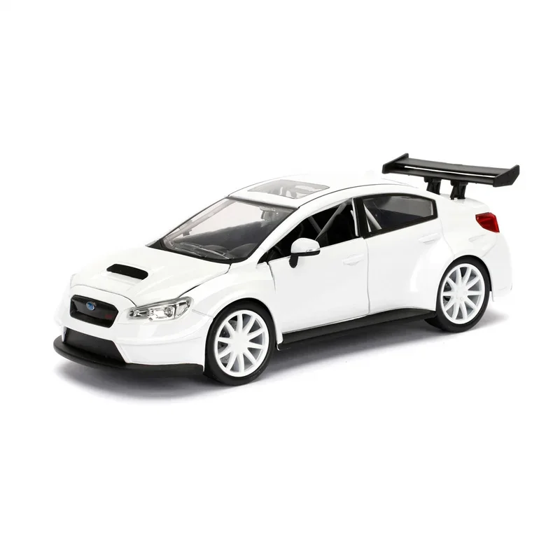 

1:24 Subaru WRX STI, высокая имитация литья под давлением автомобиля, модель автомобиля из металлического сплава, коллекция детских игрушек, подарки J202