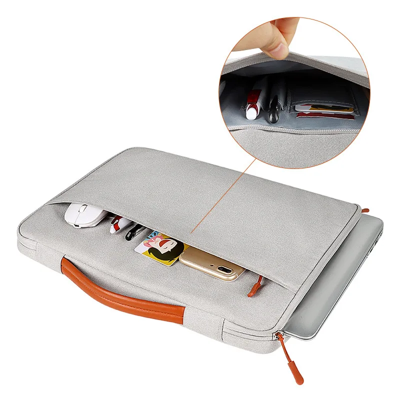 Laptop Bag for MacBook Air 15 2023 A2941 M2 Hand Luggage Bag for M1 Pro 13.3 14.2 16.2 Inch Cover MateBook 13.9 D14 Surface 13.5