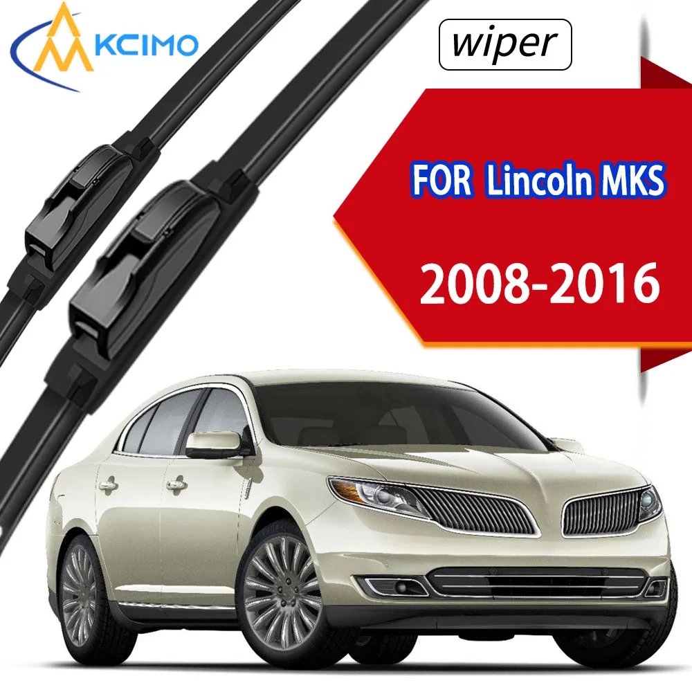 

Car Front Wiper Blades For Lincoln MKS 2008-2016, Anti-Aging Rubber Wipers Long Lasting Rubber Wipers