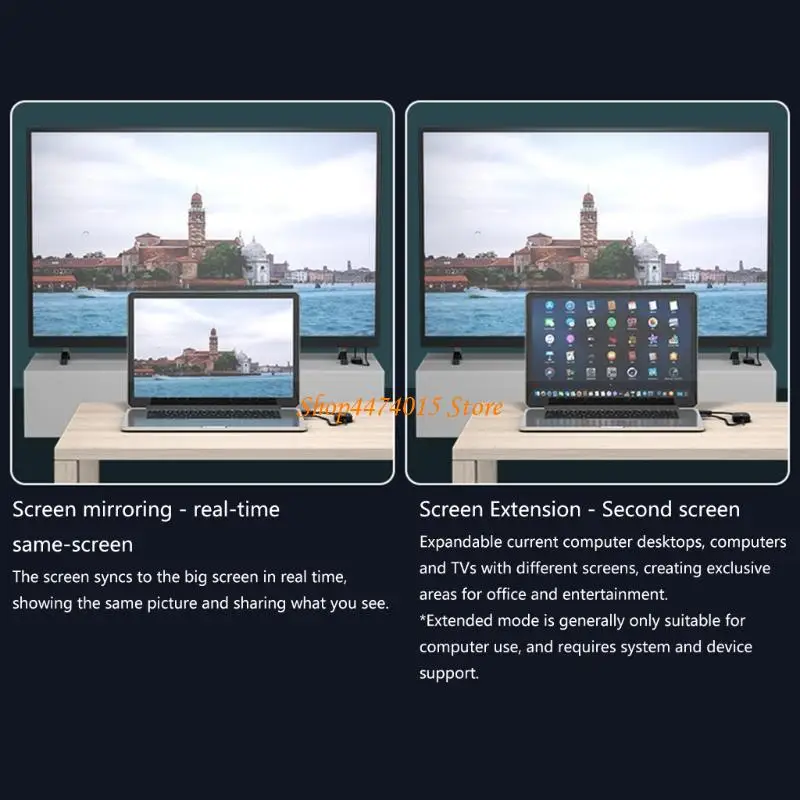 

K1AA Streaming- Dongle VGA Adapter Full-HD 1080P