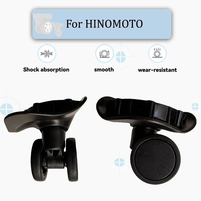For HINOMOTO HW505 Professional Luggage Wheel Repair Kit - Durable 360° Swivel Wheels with Tool Installation