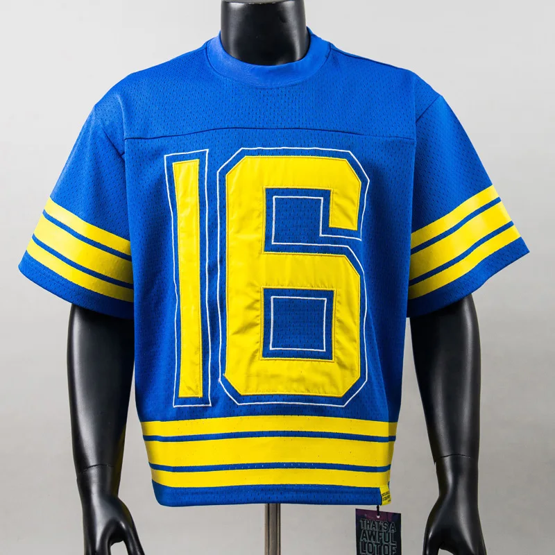 2026 Trend THAT'S A AWFUL LOT OF COUGH SYRUP T-shirt Loose Breathable Sports Suit Embroidery Mesh Short Sleeves