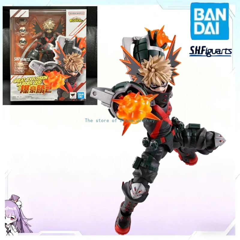 

In stock Bandai SHF My Hero Academia Bakugo Katsuki finished model movable figure gift collection