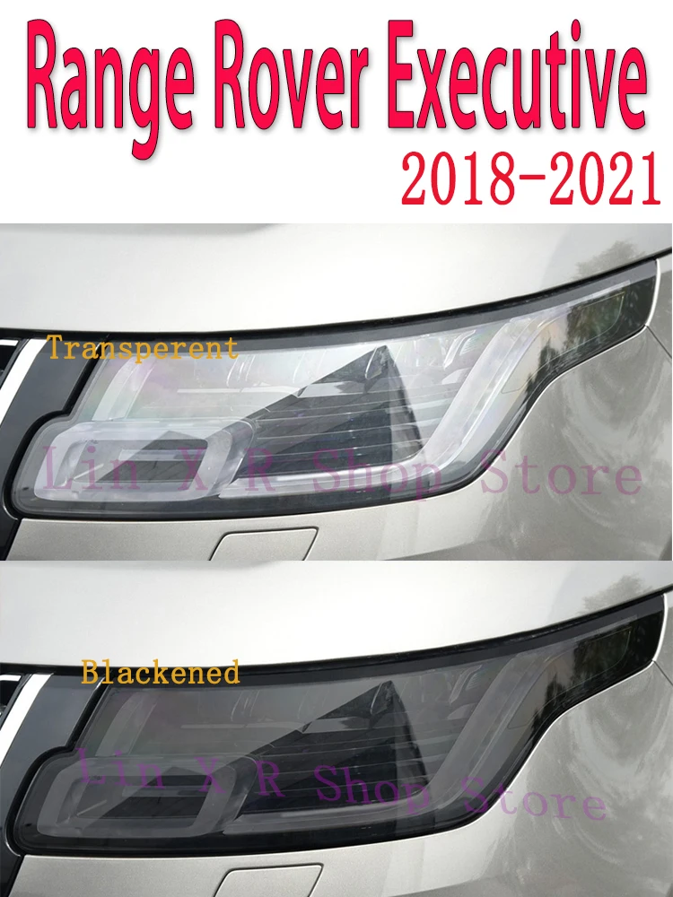 For Range Rover Executive 2018 2019 2020 2021 Car Exterior Headlight Anti-scratch Front Lamp TPU Protective Film Sticker