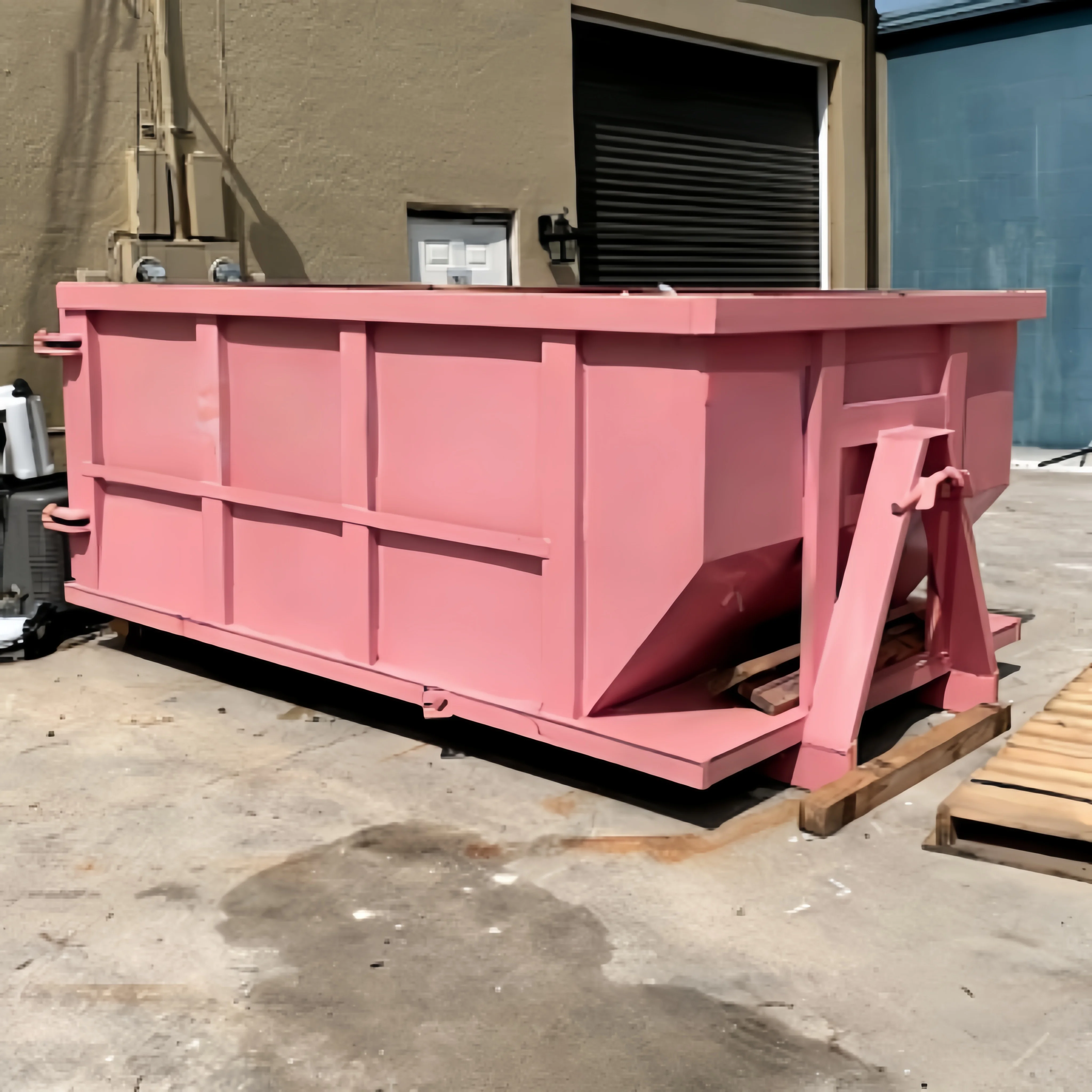 Customizable Hook Lift Bin - Premium Steel Waste Management Container with Tailored Features & Sizes