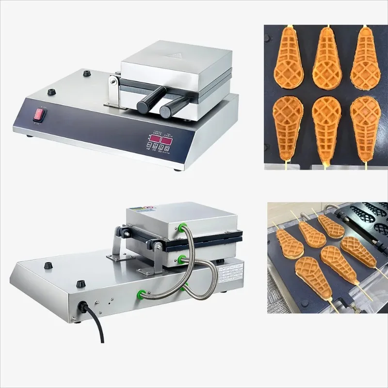 

Waffle Maker Manufacturer Commercial Non-stick Electric Torch Shape Waffle Making Machine