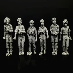 1/72 Scaleresin Figure Model Toys British Armored Force Unpainted Free Shipping