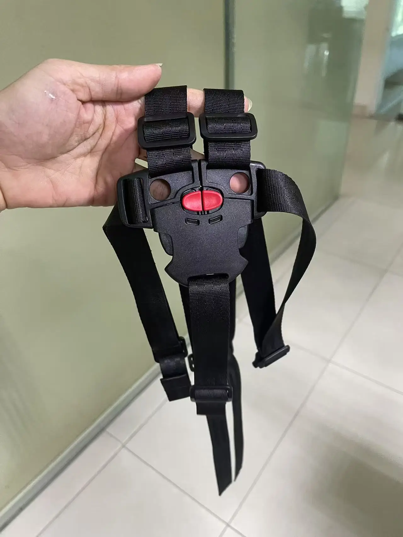 حزام أمان بديل لحزام الأمان للأطفال لعربة Trek Fetch+ 4 حزام مقعد للأطفال Fotelik Rowerowy - عربة Pasy BezpiecOrbit G3