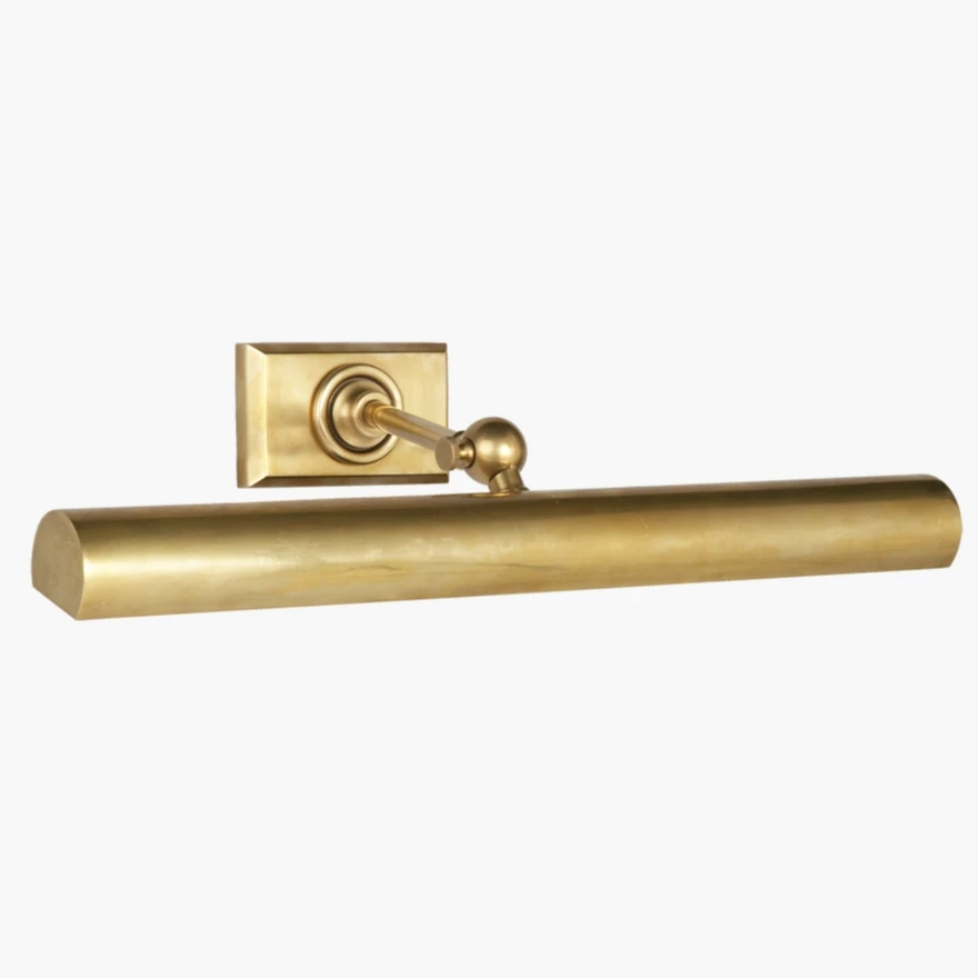 

Custom Modern American Design Painted Corridor Art Gallery Salon Photo Studio Indoor Solid Brass Wall Lamp Copper Picture Light