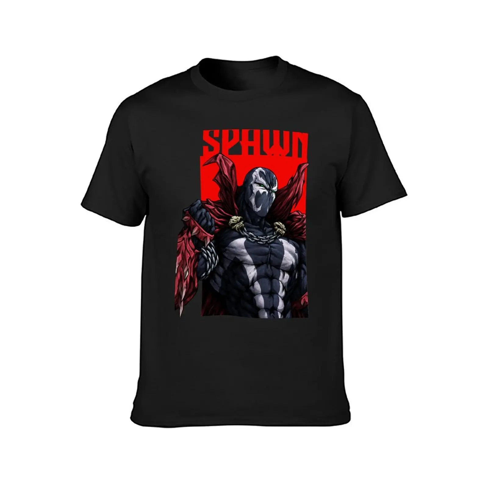 Spawn T-Shirt summer clothes vintage anime clothes plain Short sleeve tee men