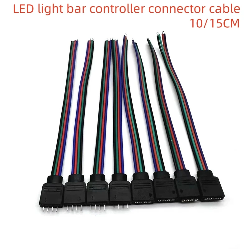 

10PCS Row female male pin cable LED light bar controller connector cable, rehearsal cable