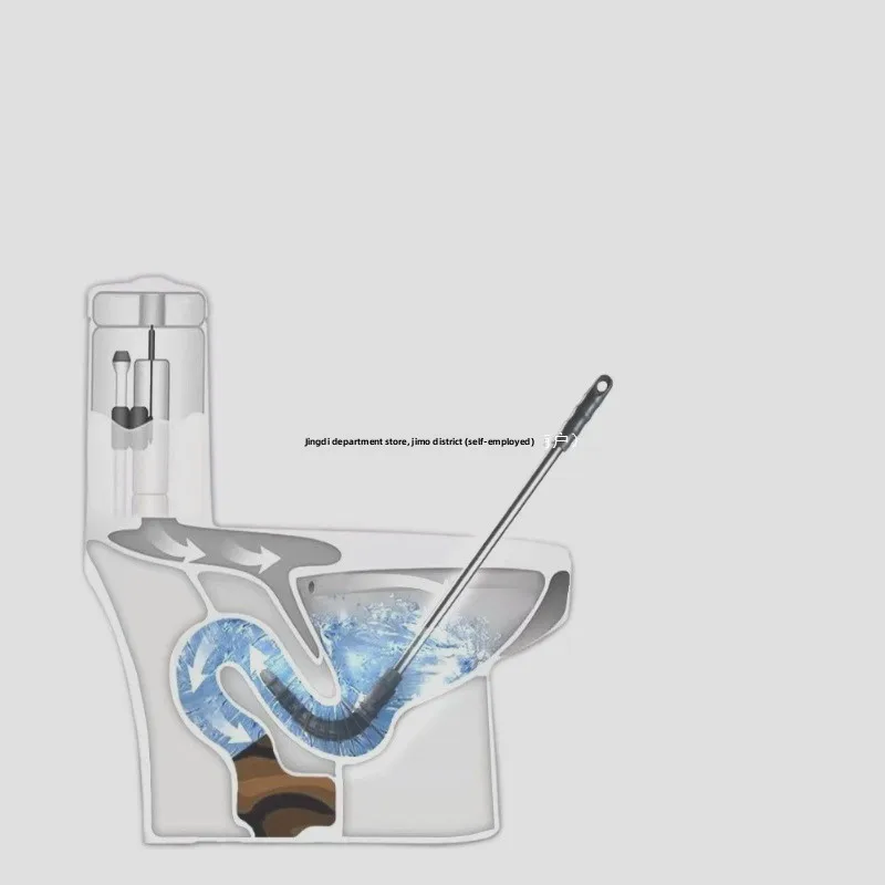 

Siphon-type toilet unclogger, specialized for clearing blockages, suction plunger, drain unclogging tool