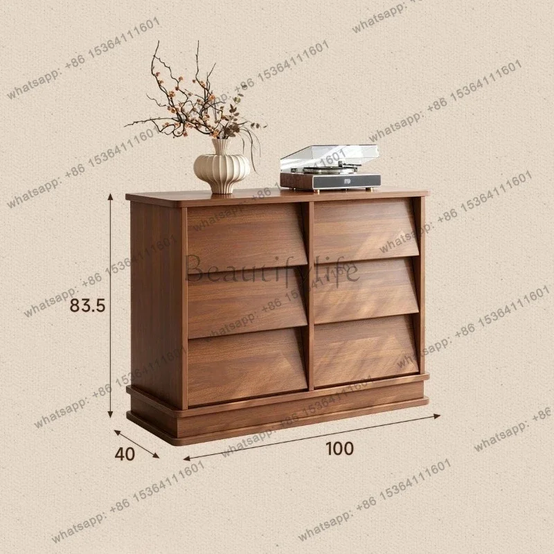 YJ Medieval Large Capacity Elegant Living Room Cabinet Designer Space Saving Storage Cabinet Drawers Muebles Para Hogar Furnitur