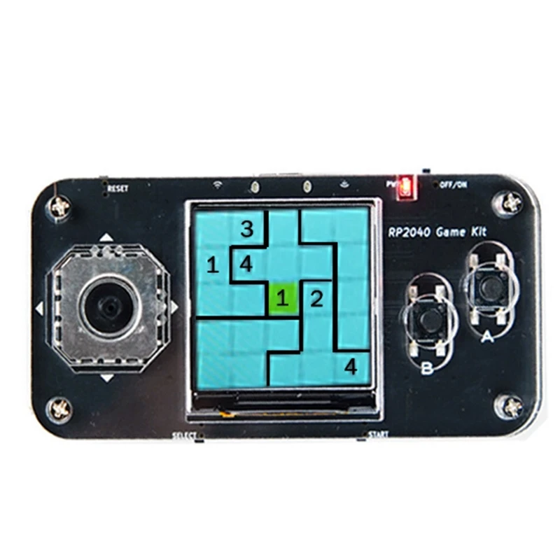 

RP2040 Game Console For Raspberry Pi Pico 1.54-Inch LCD RP2040 Chip Supports Micropython Or C/C++ Programming