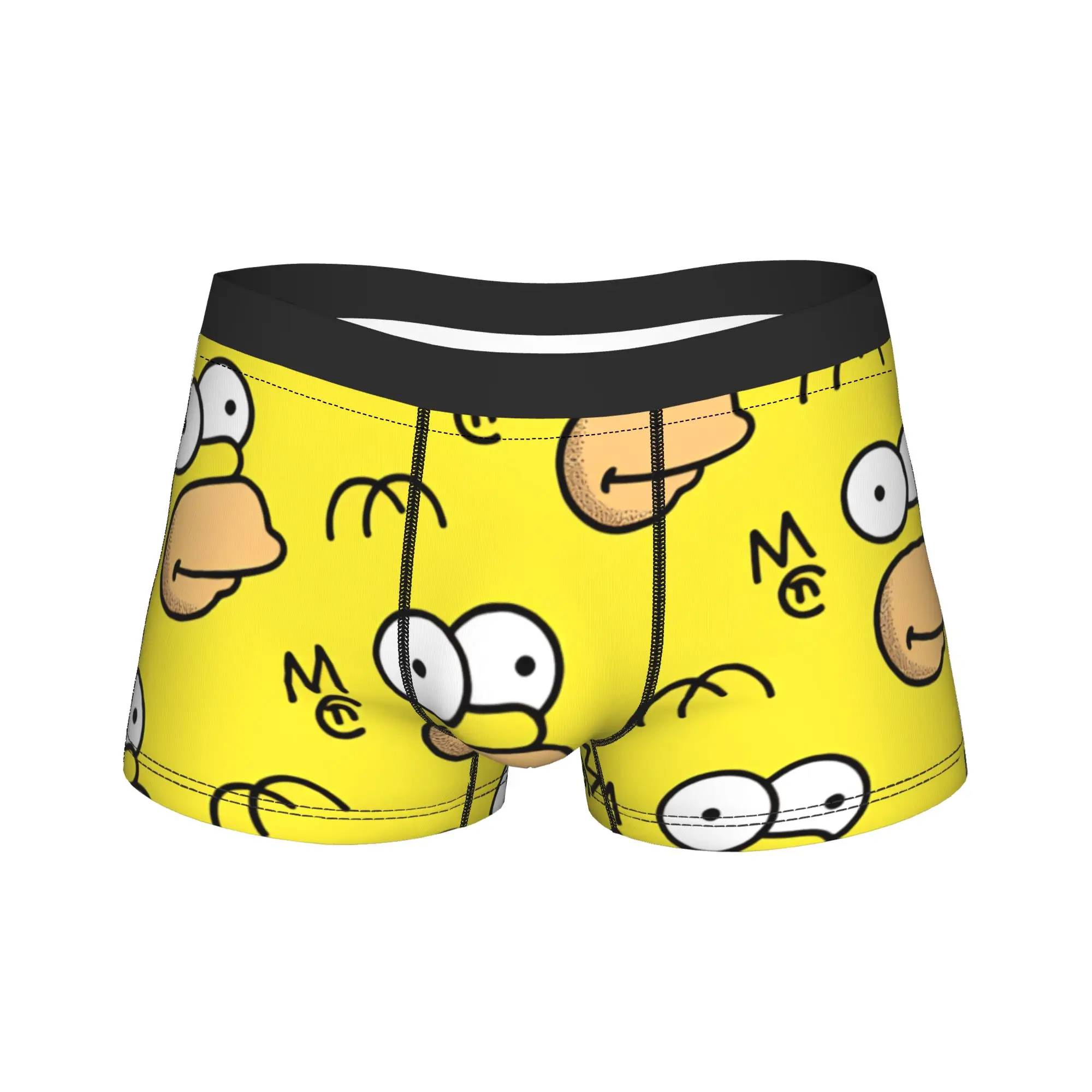

Мужские трусы-боксеры с 3D-принтом персонажей Симпсонов, оригинальные, с индивидуальным дизайном, увеличенного размера