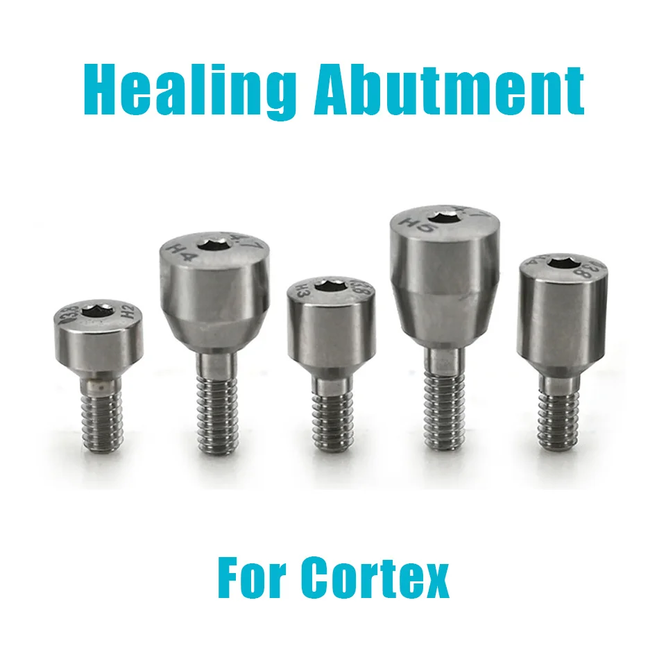10Pcs Dental Implant Healing Abutment Gingival Shaper Fits Cortex Medical Grade Titanium Alloy Materials Dentist Lab Accessories