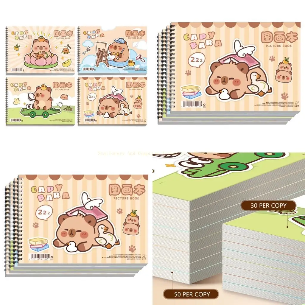 

Artists 100GSM Thick Paper Drawing Notebook For Sketching Doodling