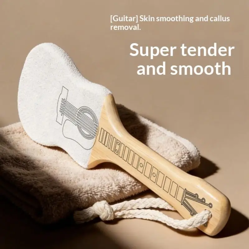 Guitar Design Double Sided Callus Remover For 360° Foot File Multi-angle Foot File Dead Skin Pedicure Tools Callous Scraper