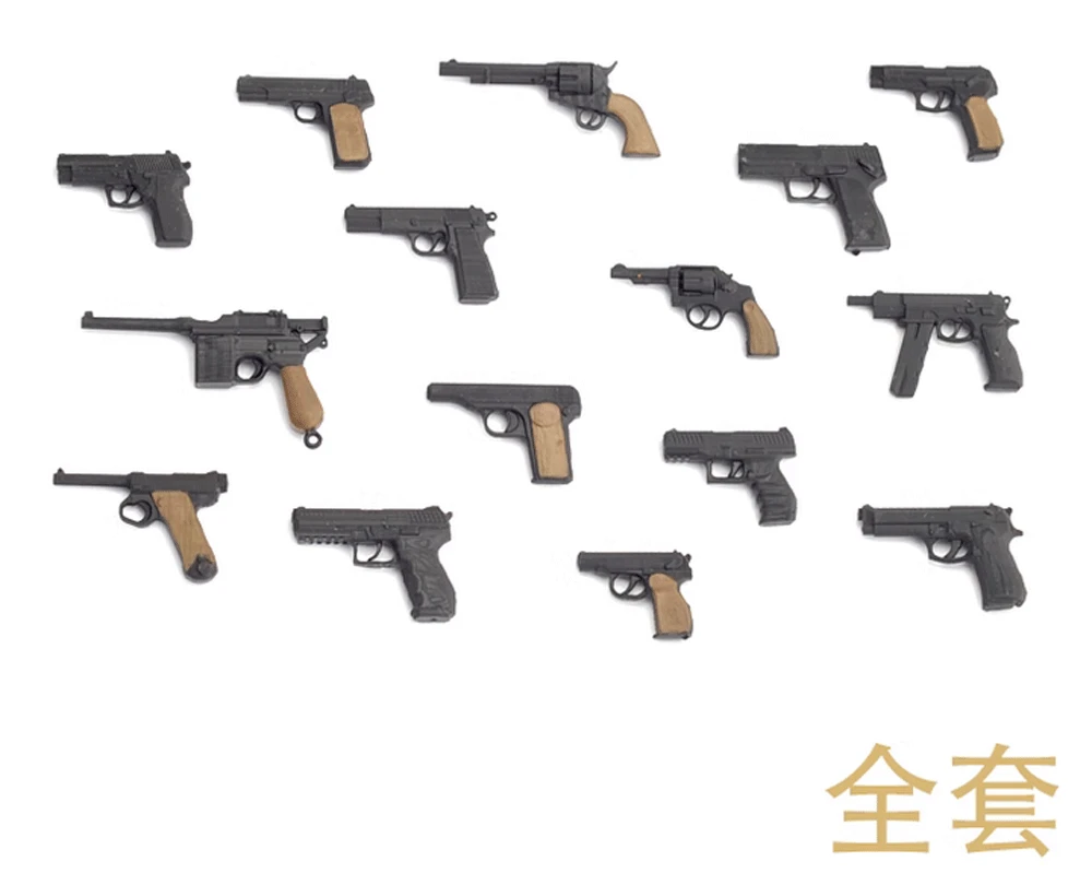 1/12 Static model Short Chunky Gun Collection  for 6'' figma doll