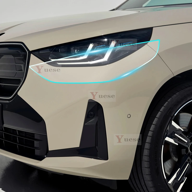 

Для BMW X3 G45 2025-UP автомобильная защитная пленка для фар зеркальная пленка ТПУ прозрачная наклейка против царапин