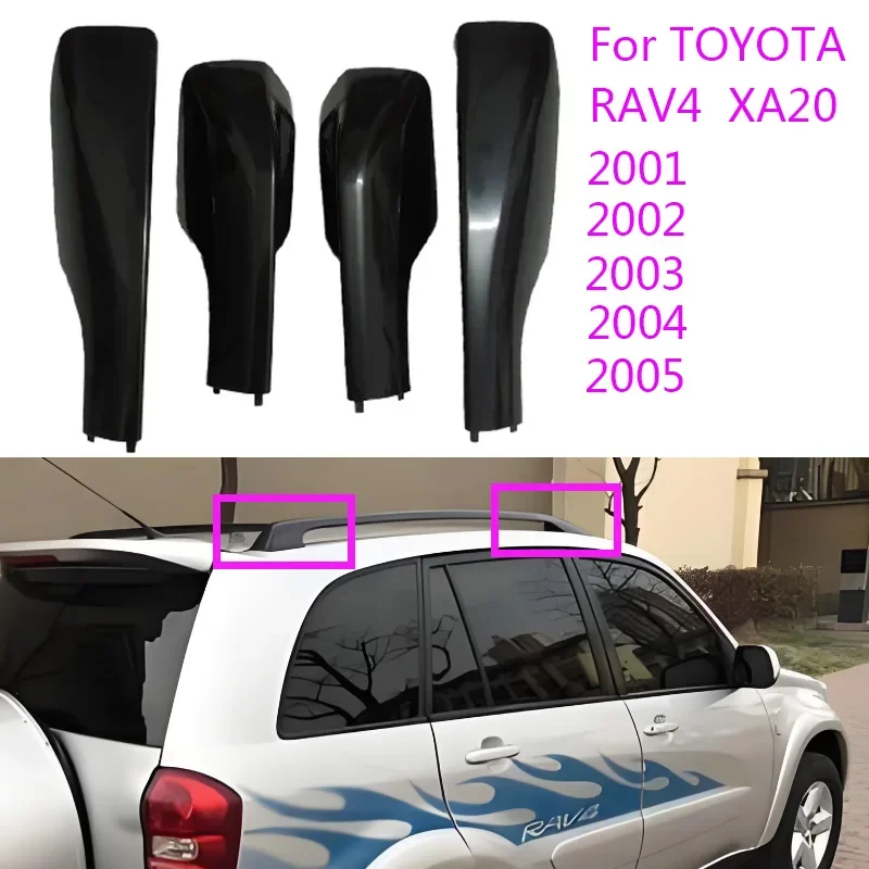 FOR Toyota XA20 RAV4 2001 2002 2003 2004 2005 Baggage Rack Cover Car Roof Luggage Rack Rail End Cover Shell 63492-42012