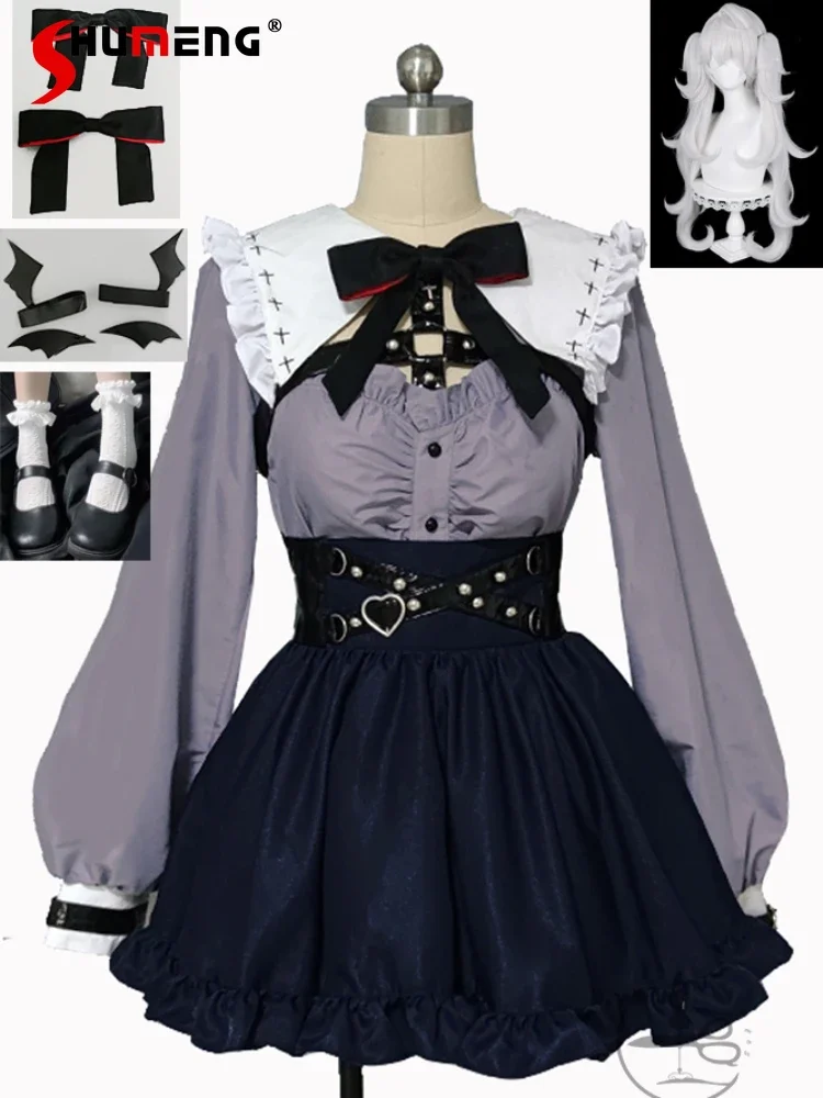 Cospaly Clothing Japanese JK Uniforms College Middle School Students Lolita Sailor Collar Top Amd Short Skirts Outfits for Women