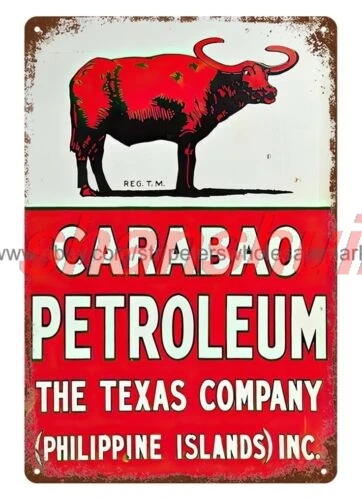 SHANSHUI bedroom design ideas Carabao Petroleum bull Texas Company metal tin sign 1pc