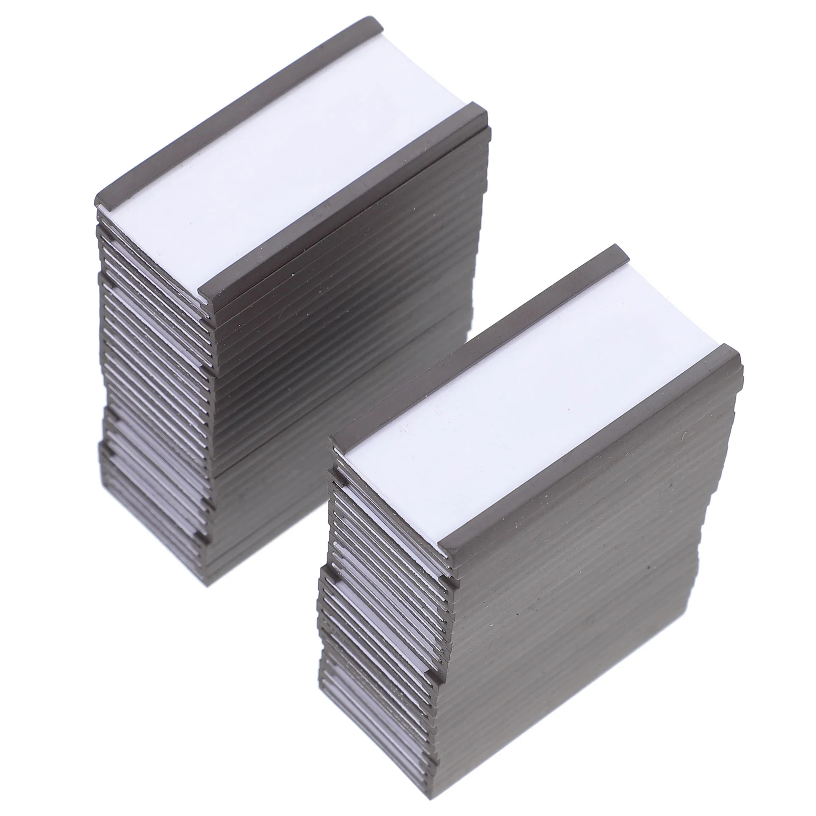 

50 Pcs Label Holder Magnet Price Tag Magnetic Display Clip-type Clamp Card Stand Product Metal Cards Warehouse Office