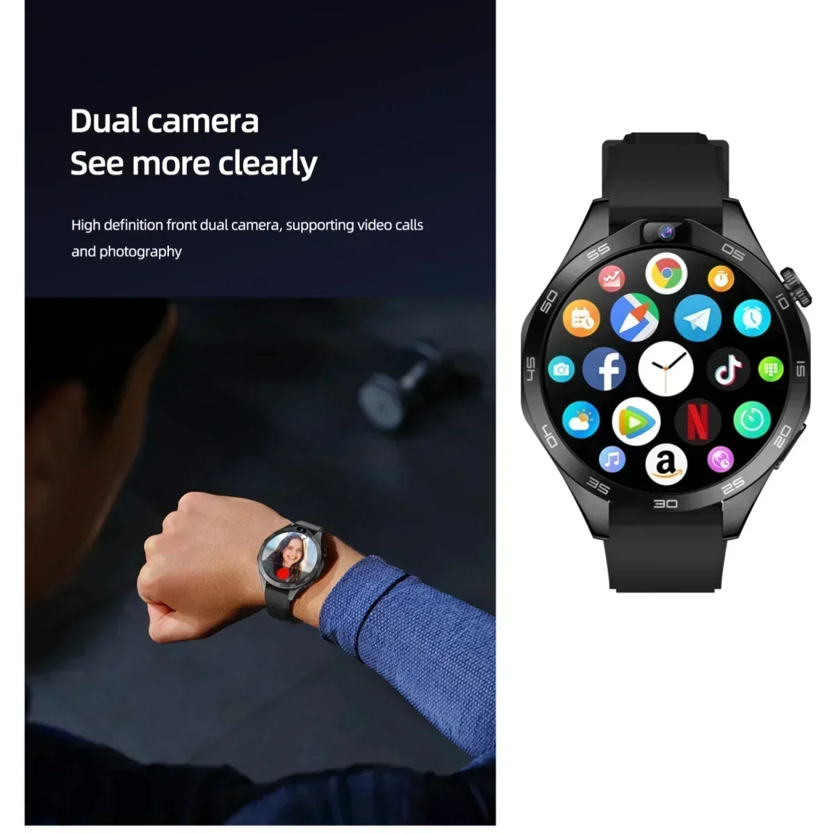 2025 New Watch X11 Smart Watch HD AMOLED Screen NFC GPS Tracker Bluetooth Call Waterproof Sports Health Smartwatch Men Women