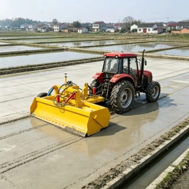 Reliable Agricultural Laser Land Leveler with Compact Grader and Scraper, Easy‑Tow Design for Small‑to‑Medium Farms