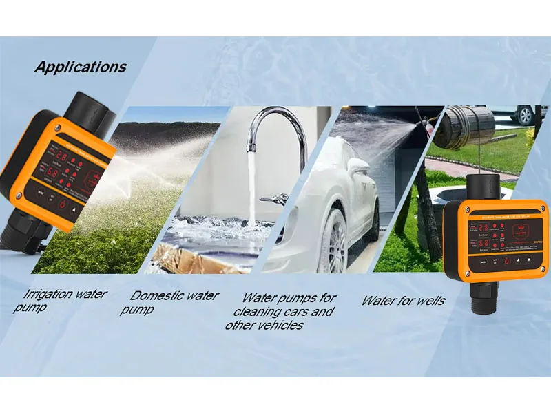 GS Pro Intelligenter Druckregler für Wasserpumpe, 0–10 bar, 2,2 kW, G1-Gewinde, einfache Bedienung, Pumpenschalter für Gebäudepip – Detail 1
