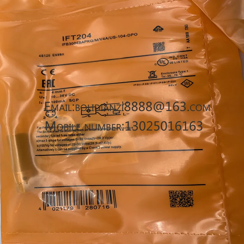 

Brand new original sensor IFT213 IFT228 IFT224 IFT245 One year warranty