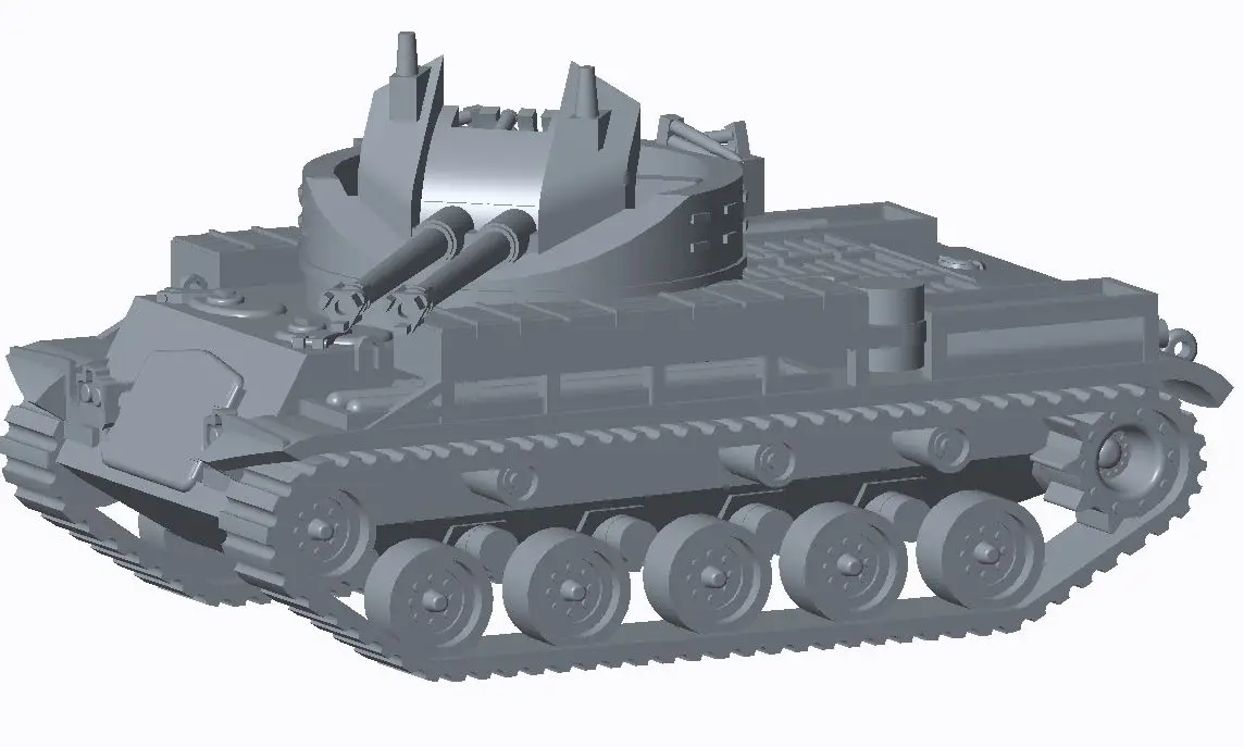 Schaal 1/144 M42 (stofdoek) gaten zelfrijdende luchtafweer (SPAAG) MODELKIT