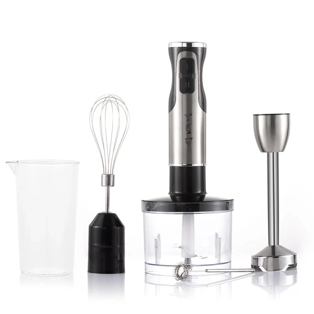 

High Power 4 IN 1 Multi-function Electric Blender Set Household Handheld Blender Juicer Meat Grinder Electric Milk Frother