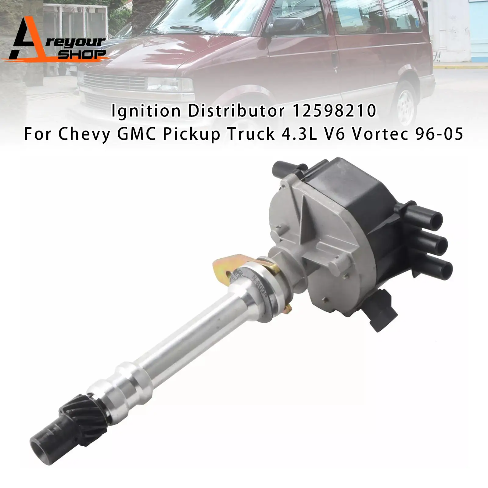 

Ignition Distributor 12598210 For Chevy GMC Pickup Truck 4.3L V6 Vortec 1996-2005