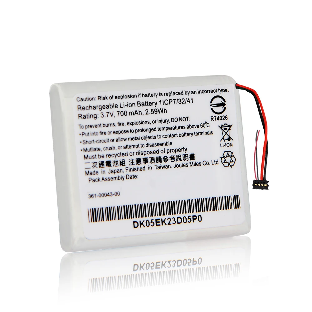 Nueva batería de repuesto 361-00043-00 para Garmin Edge 820 Edge 520 Edge 520 plus 500 200 205 GPS batería de ordenador de ciclismo