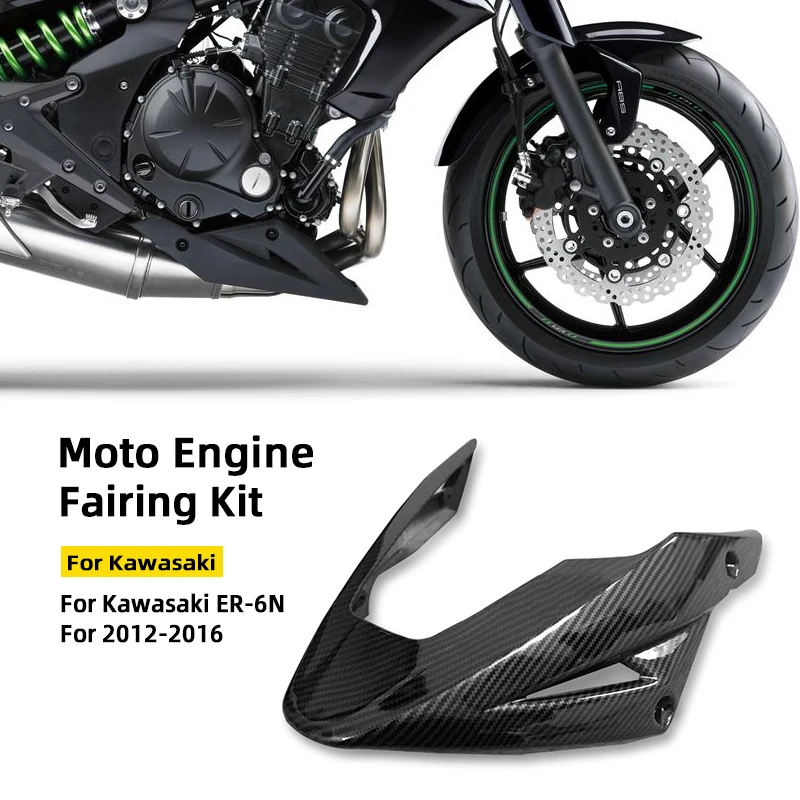 Kit de carénage inférieur de moteur ABS pour moto Kawasaki ER6N ER-6N 2012-2016, plaque de protection latérale inférieure
