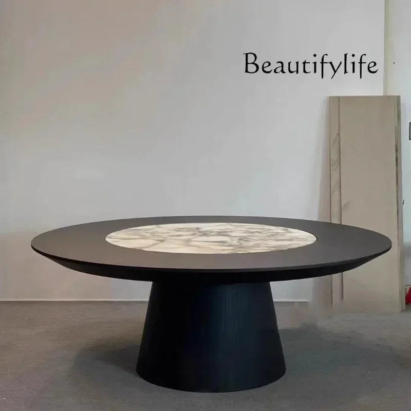 

N44 yL Ju Nordic Originality Dining Tables Italian Minimalism Solid Wood Living Room Round Table Dining Room Furnitur Tavoli Pra