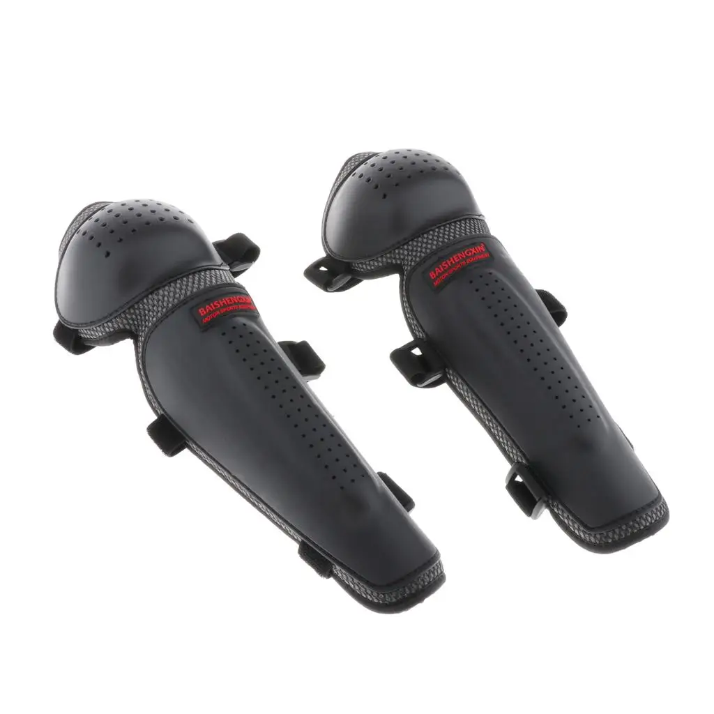 

2pcs rcycle Adult PE shell Knee Protector Guard Pad Leg Protection Gear