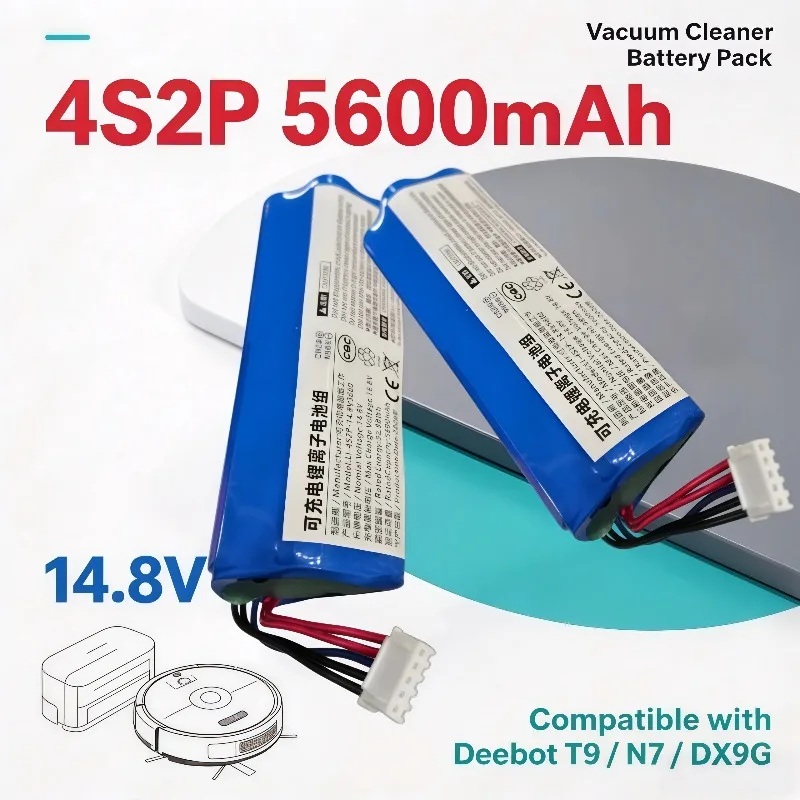 S10-Li-144 Li-ion Replacement Battery For Yeedi 2 & ECOVACS Deebot T8 T9 T10 X1 N8 Pro