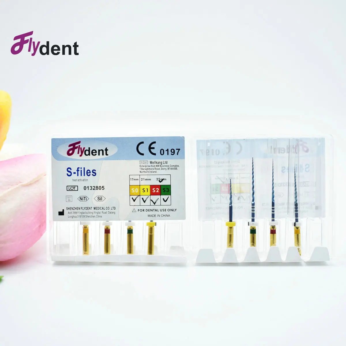 Dental Super S files Flexible Rotary Blue Files Endodontic Niti Files Use For Root Canal Cleaning Dentistry