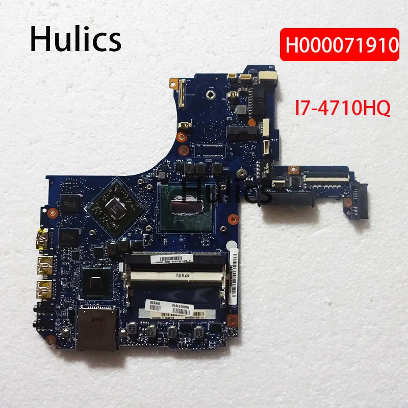 

Hulics Used For Toshiba SATELLITE P55 P55-B P55T P55T-B Laptop Motherboard H000071910 SR1PX I7-4710HQ VG20SQG 216-0846009