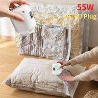 55W Universal Vacuum Sealed Compression Bag Pump Electric Sealer Machine Labor-saving Compression Tool for Clothes Storage Bags
