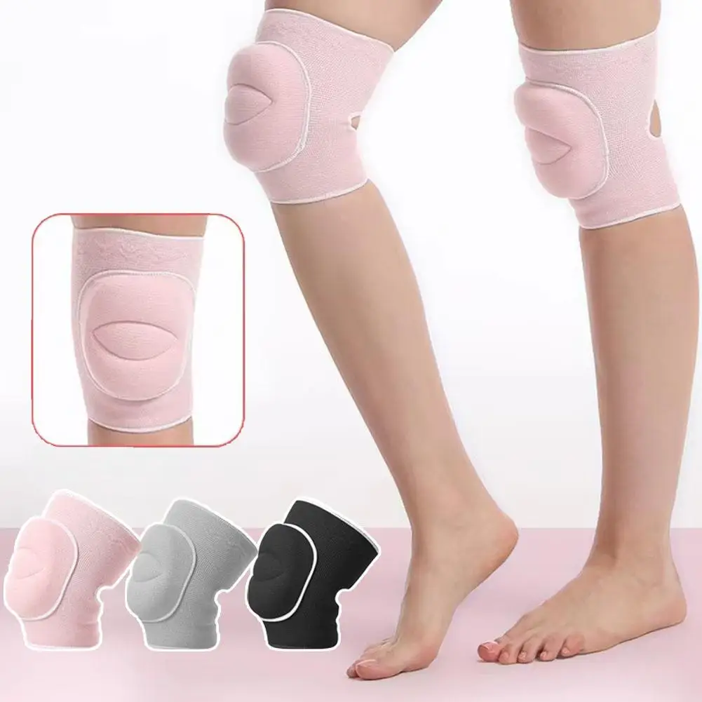 1pair Sports Protective Gear Knee Pads Anti-collision Knee Equipment Compressed Support Breathable Sports U7G0